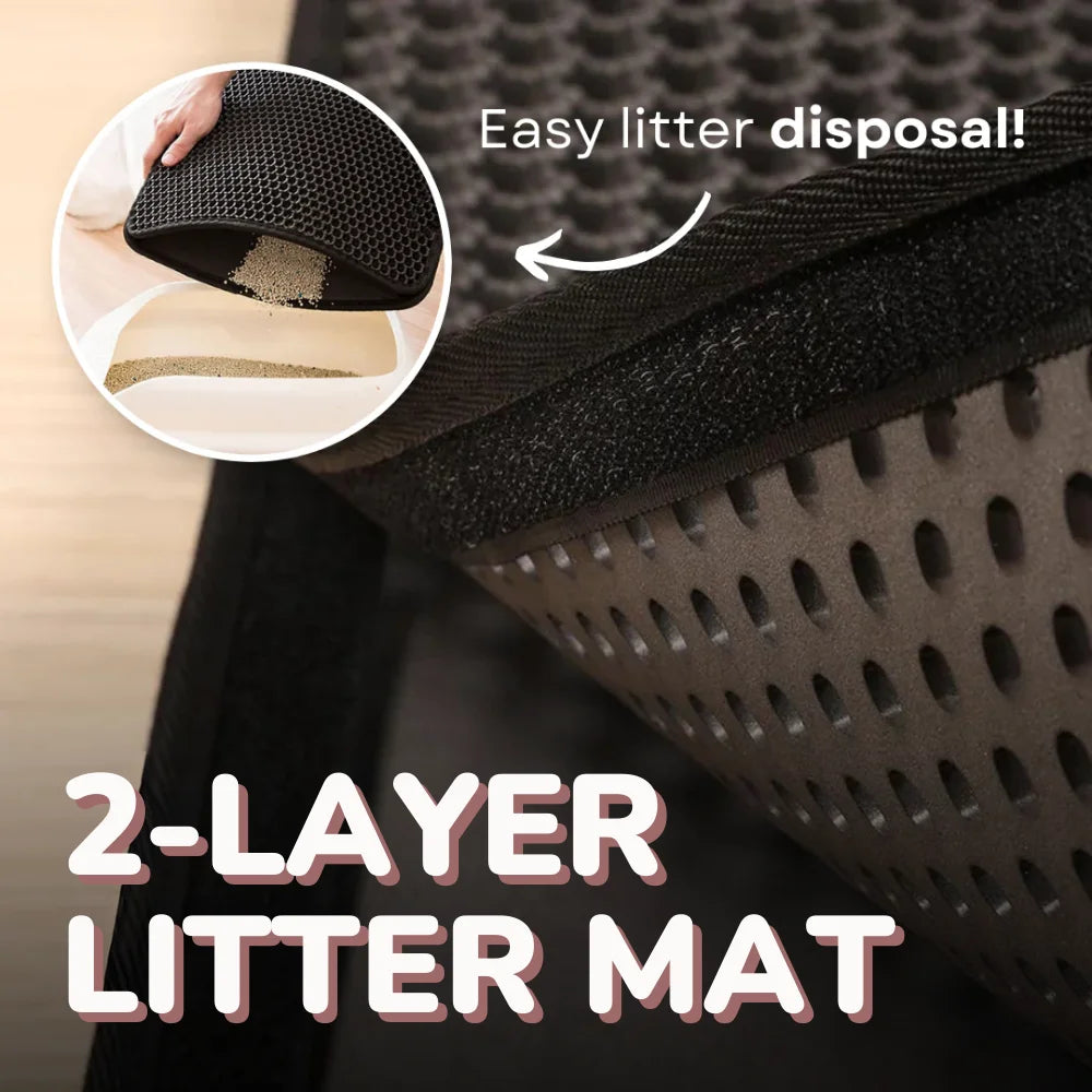 Cat Litter Trapping Mat - Cleaner Floors, Happy Home
