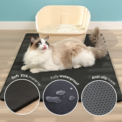 Cat Litter Trapping Mat - Cleaner Floors, Happy Home